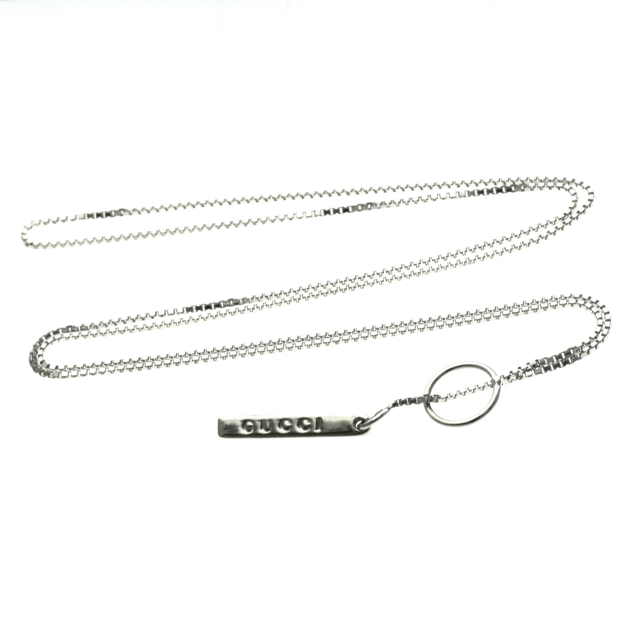 Gucci Lariat · 18K White Gold