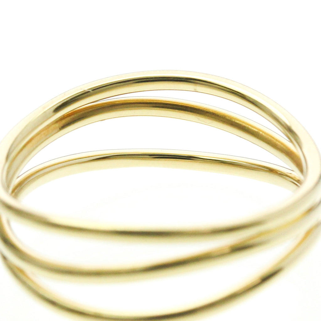 Tiffany Wave 3-Row · 18K Yellow Gold