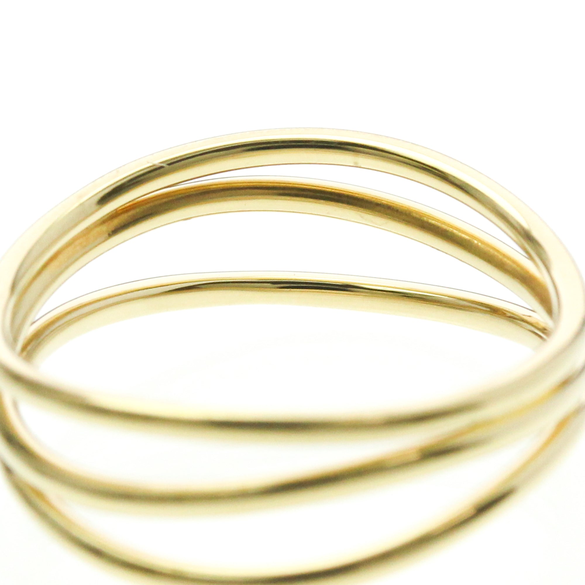 Tiffany Wave 3-Row · 18K Yellow Gold