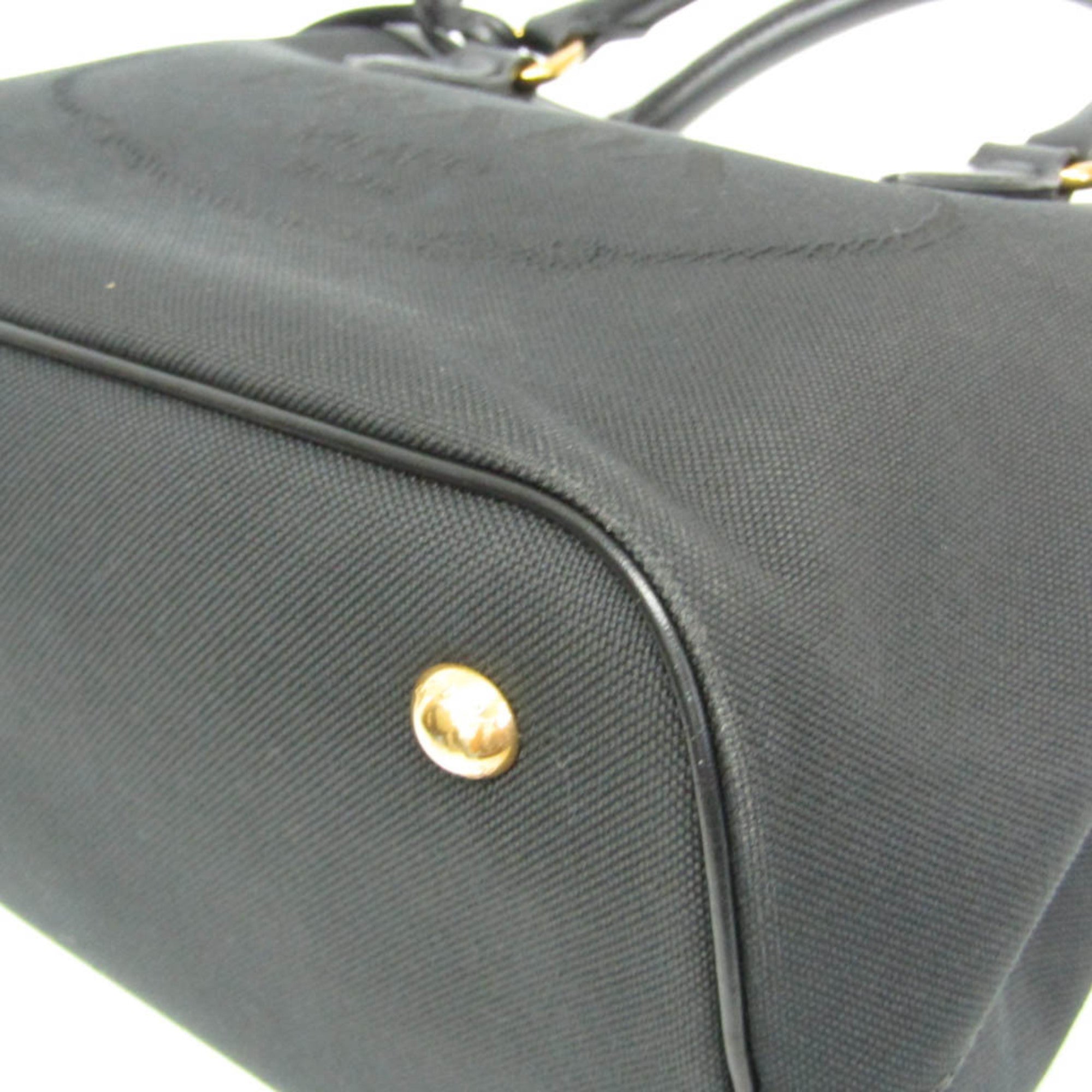 Prada Logo Jacquard · Leather