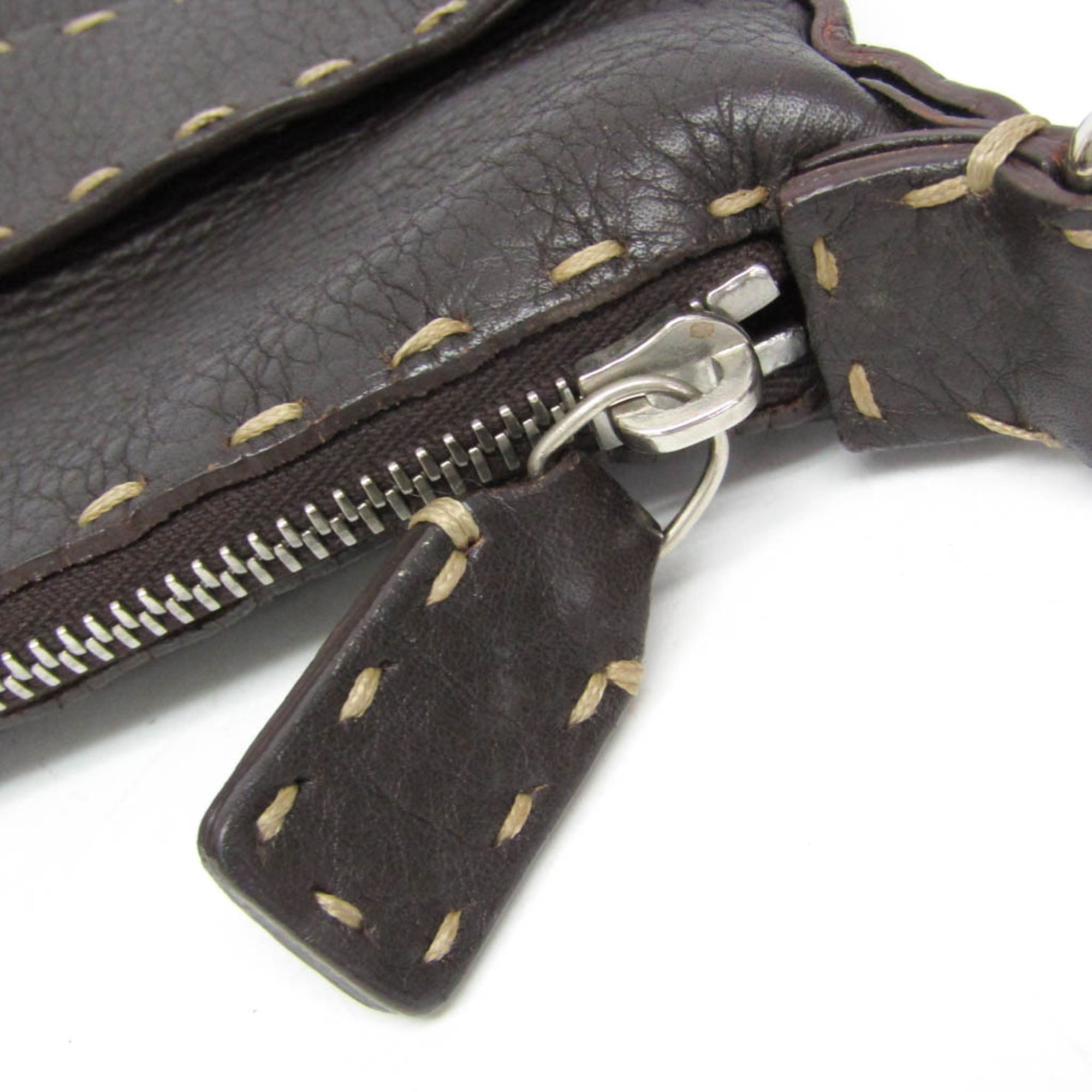 Fendi Selleria · Leather Shoulder Bag