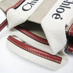 Chloé Woody Mini · Linen & Leather