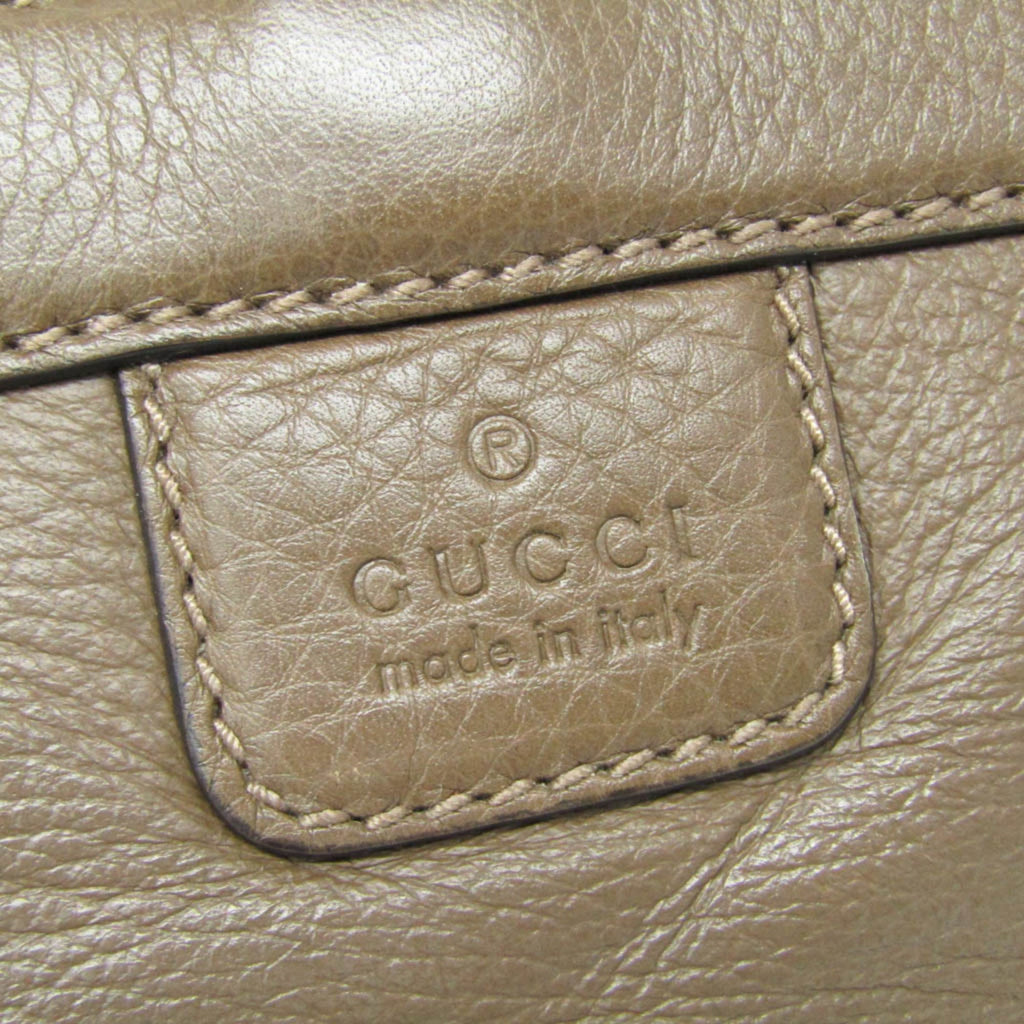 Gucci Bamboo · Leather Shoulder Bag