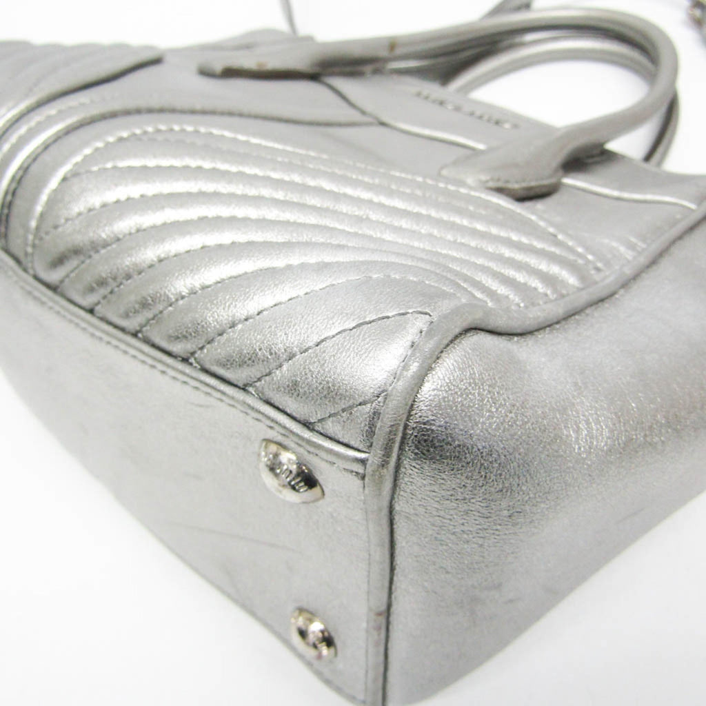 Miu Miu Nappa Biker · Metallic Leather