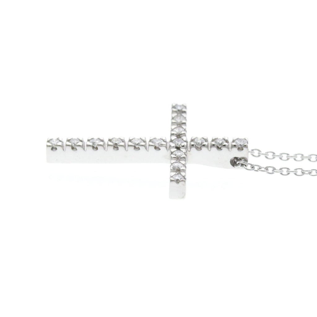 Star Jewelry Diamond Cross · 18K White Gold