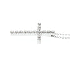 Star Jewelry Diamond Cross · 18K White Gold