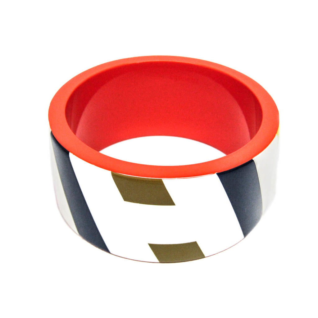 Hermès Bias H GM · Lacquer & Wood Bangle