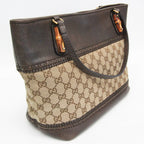 Gucci Bamboo · GG Canvas Tote