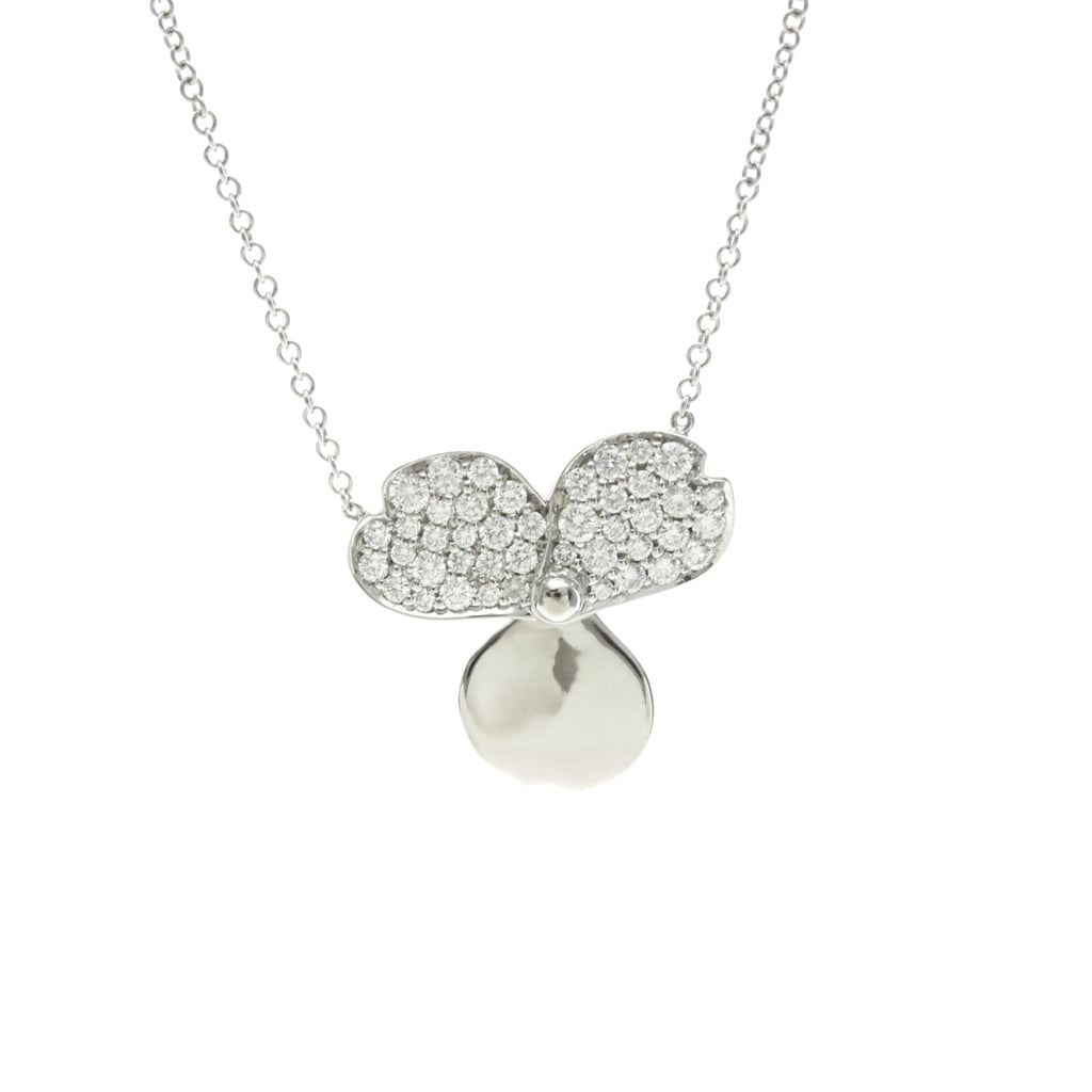 Tiffany Paper Flower · Platinum · Diamond