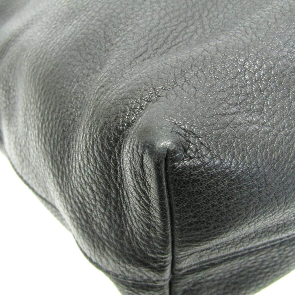 Prada Triangle Logo · Leather Tote