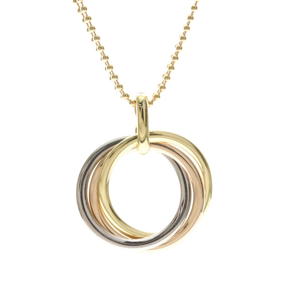 Cartier Trinity · Diamond Necklace · Tri-Gold