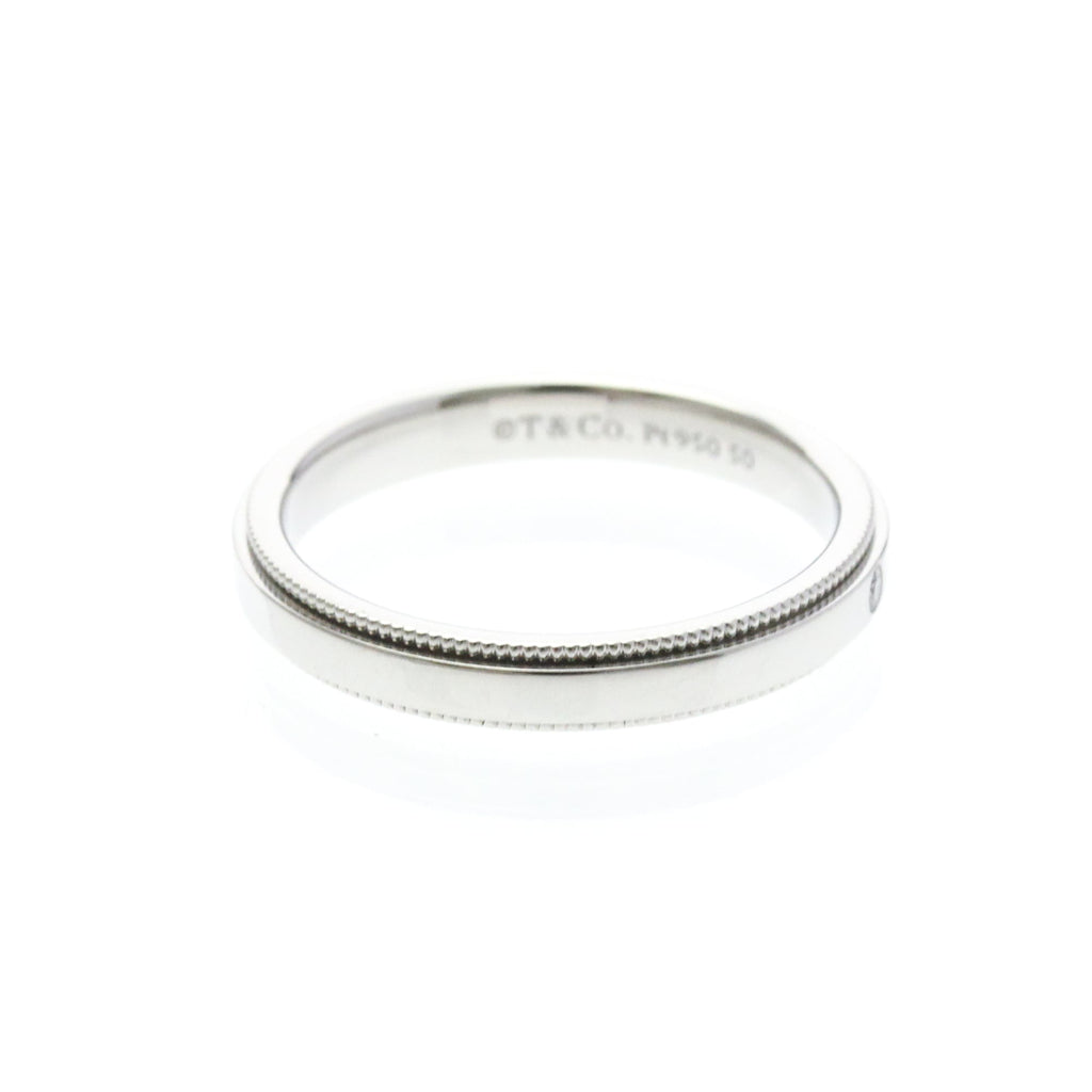Tiffany Milgrain Band Ring · Platinum