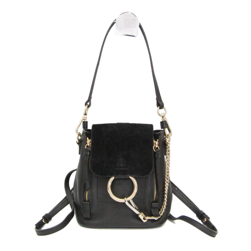 Chloé Faye Mini · Backpack · Leather & Suede