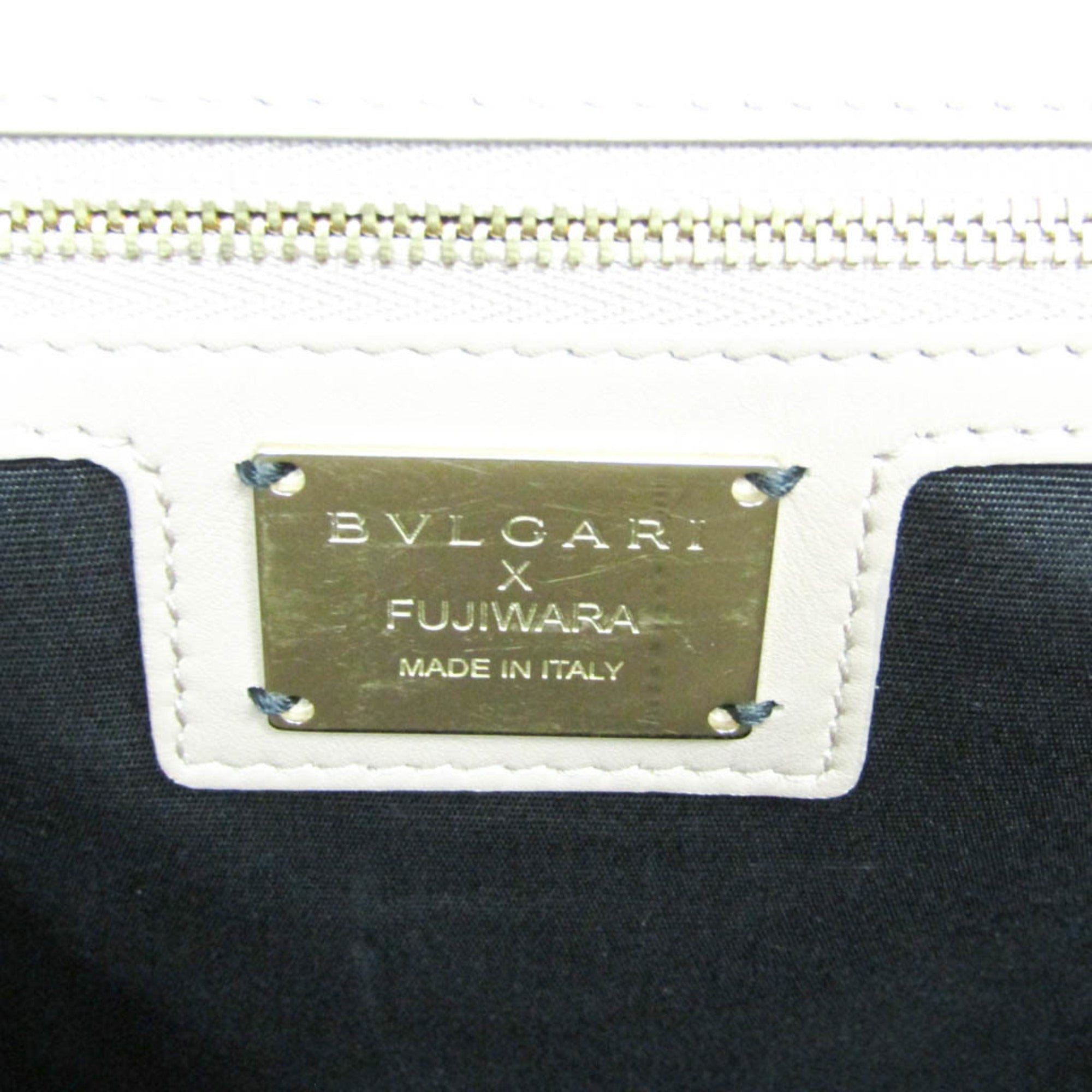 Bvlgari × Fujiwara Fragment · Leather Tote
