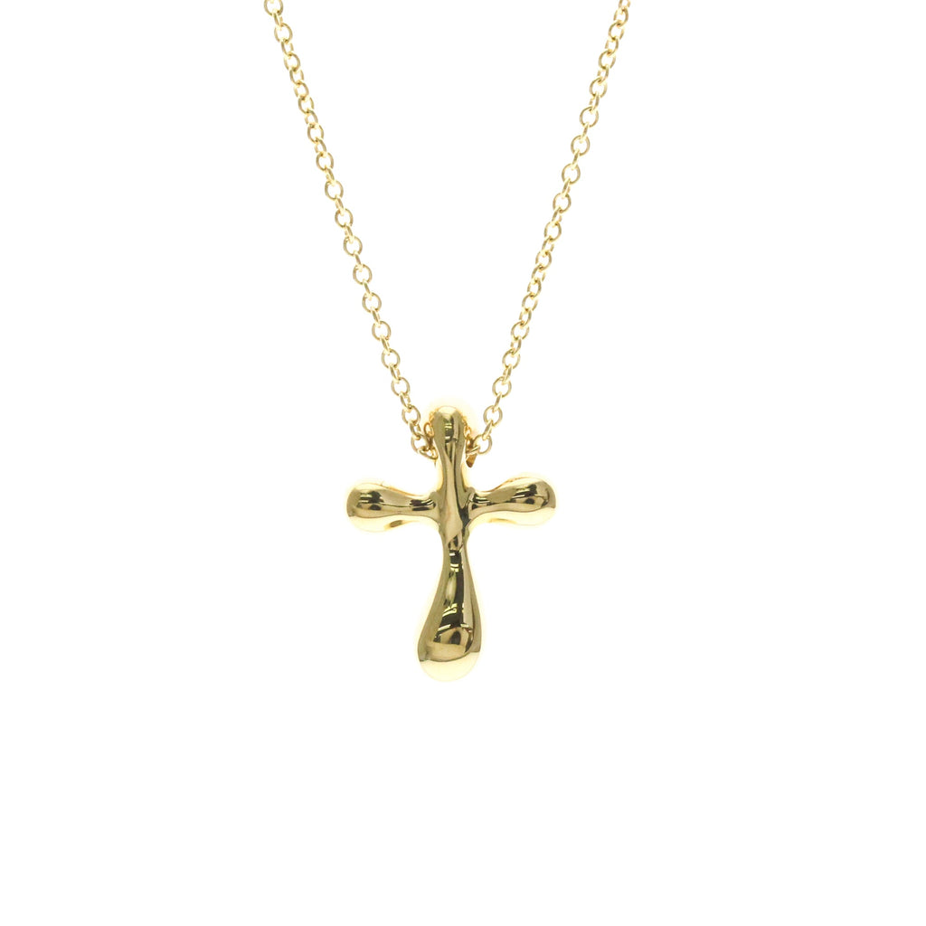 Tiffany Small Cross · 18K Yellow Gold