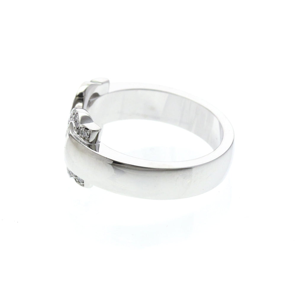 Cartier 2C Boucle · Diamond · 18K White Gold