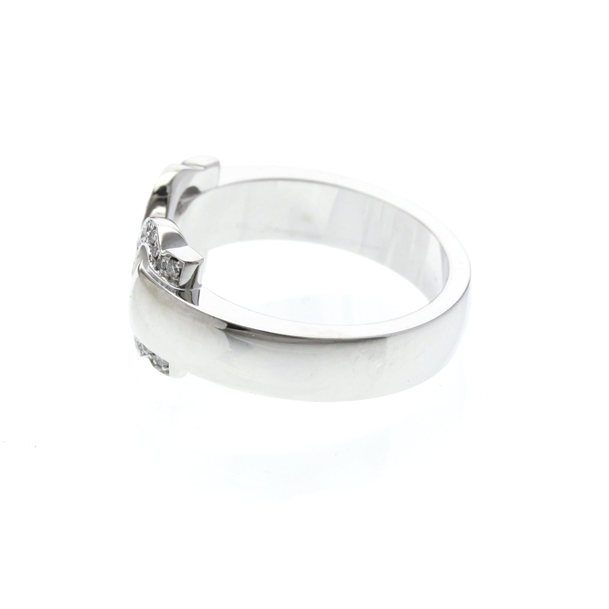 Cartier 2C Boucle · Diamond · 18K White Gold