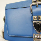 Prada Electra Studs · Leather Shoulder Bag