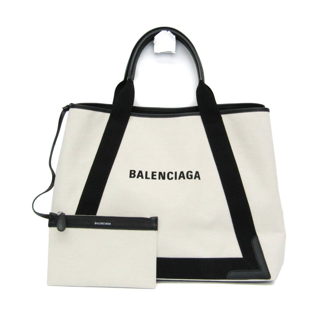 Balenciaga Navy Cabas M · Canvas