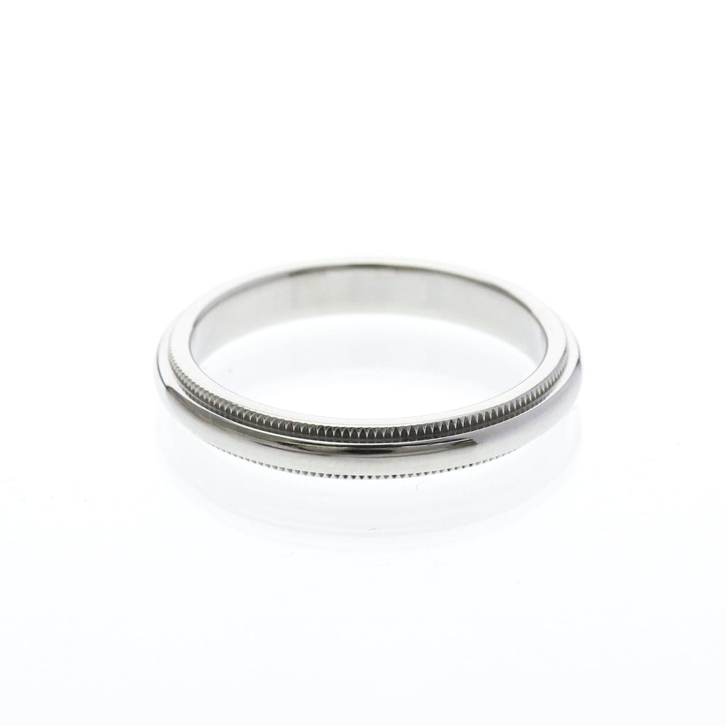 Tiffany Milgrain Band Ring · Platinum
