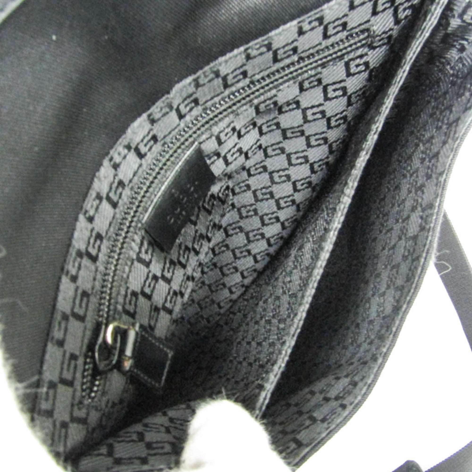 Gucci Nylon & Leather Shoulder Bag