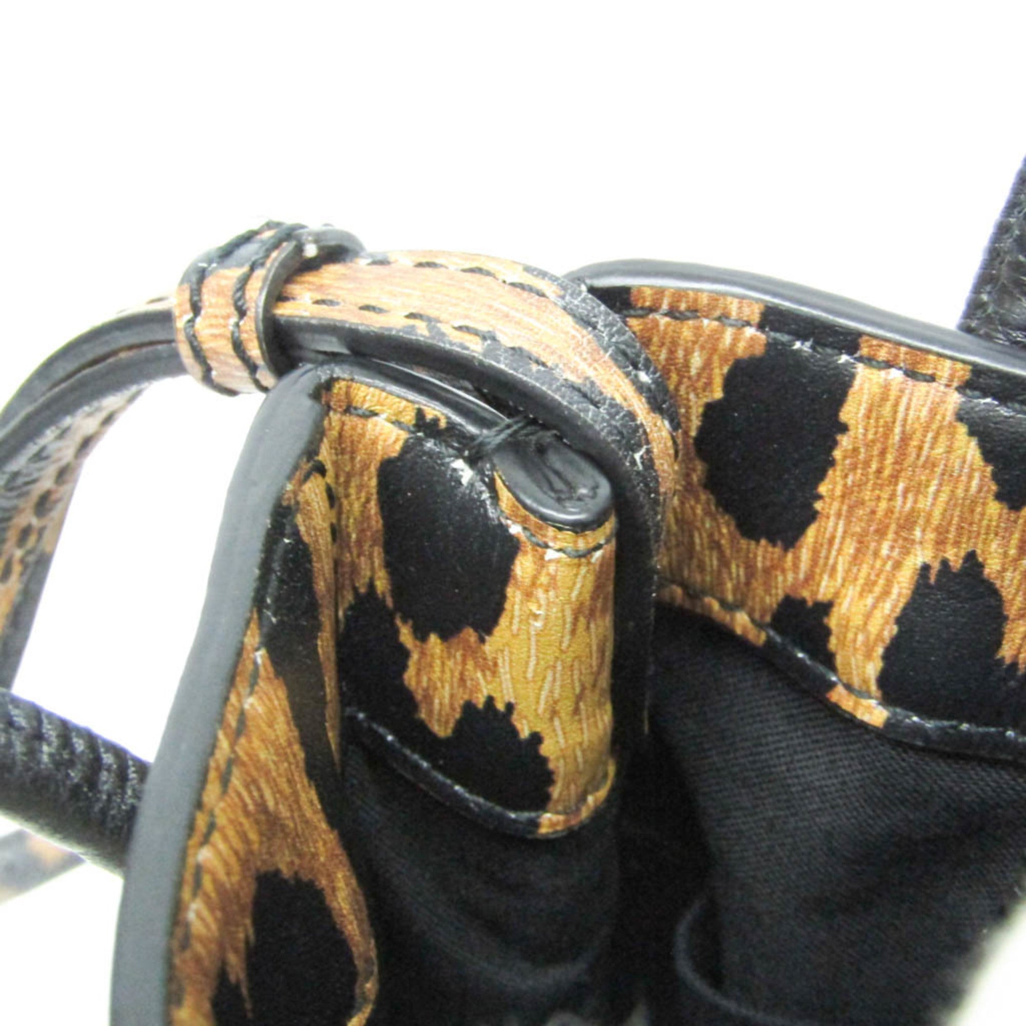 Balenciaga Shopping · Leopard Print Leather