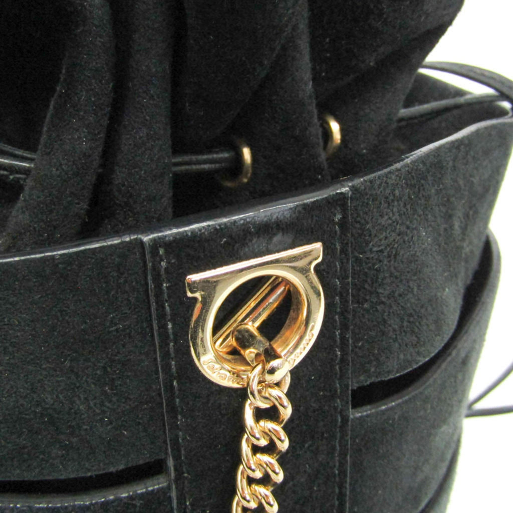 Salvatore Ferragamo Gancini · Suede Leather