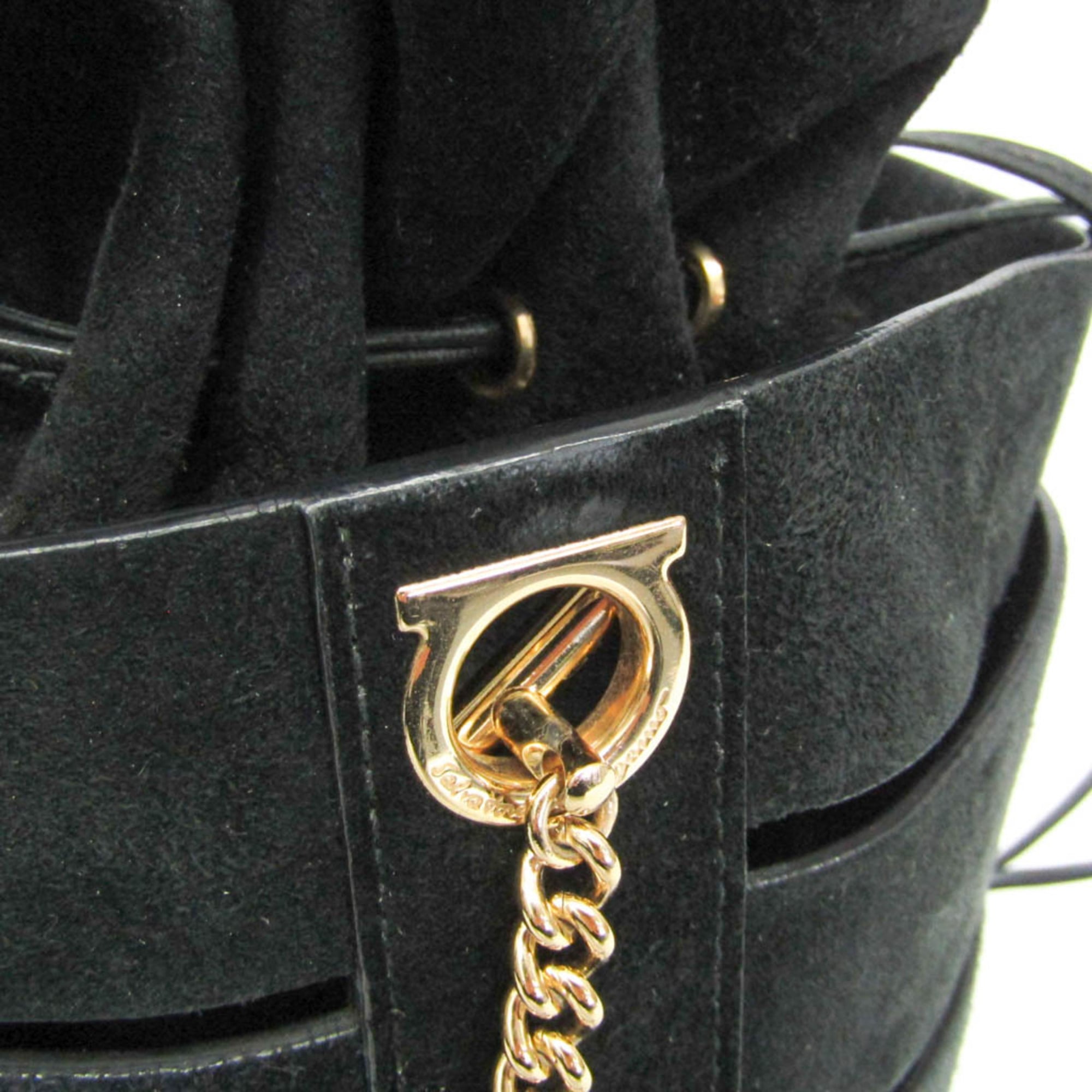 Salvatore Ferragamo Gancini · Suede Leather