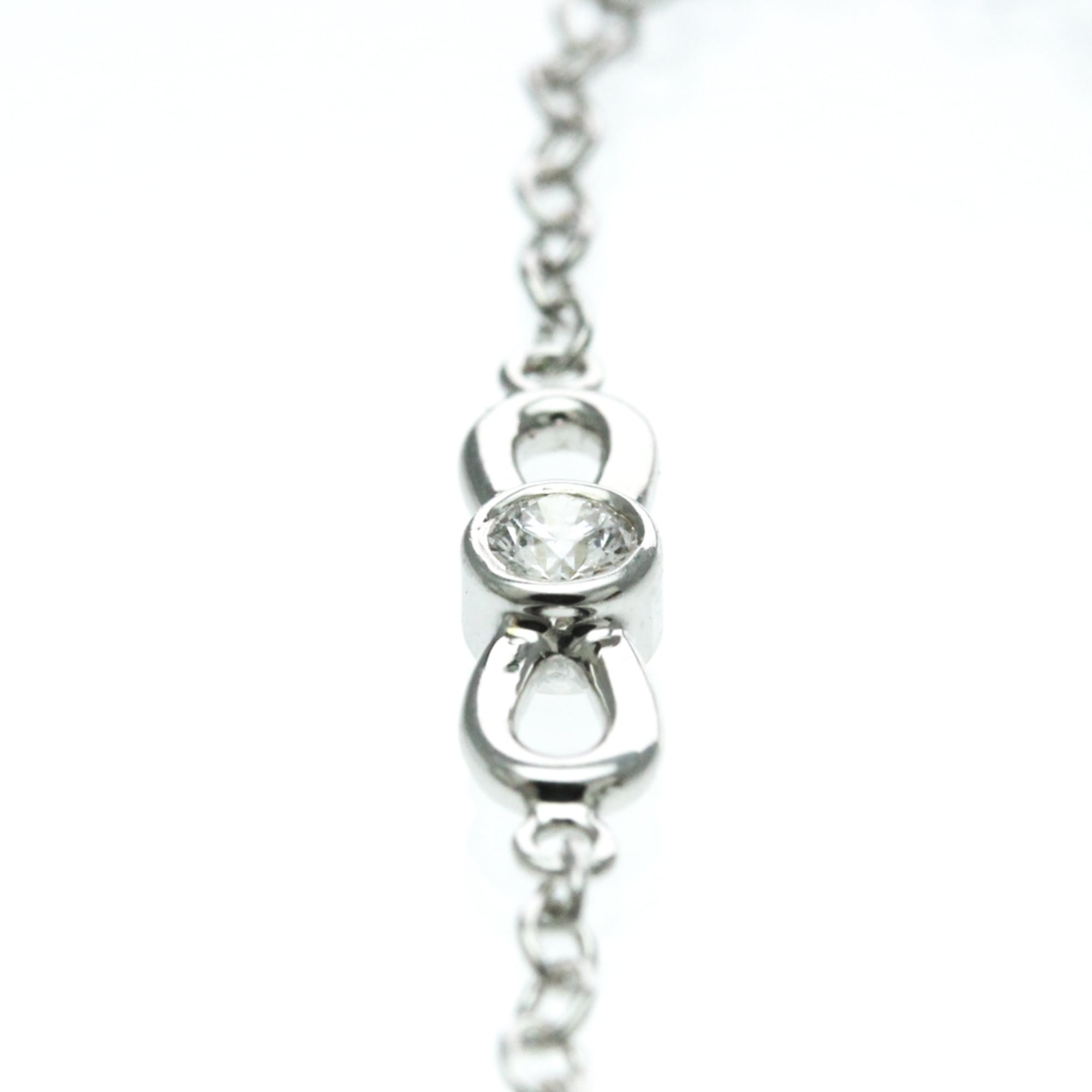 Tiffany Ribbon · Diamond · 18K White Gold