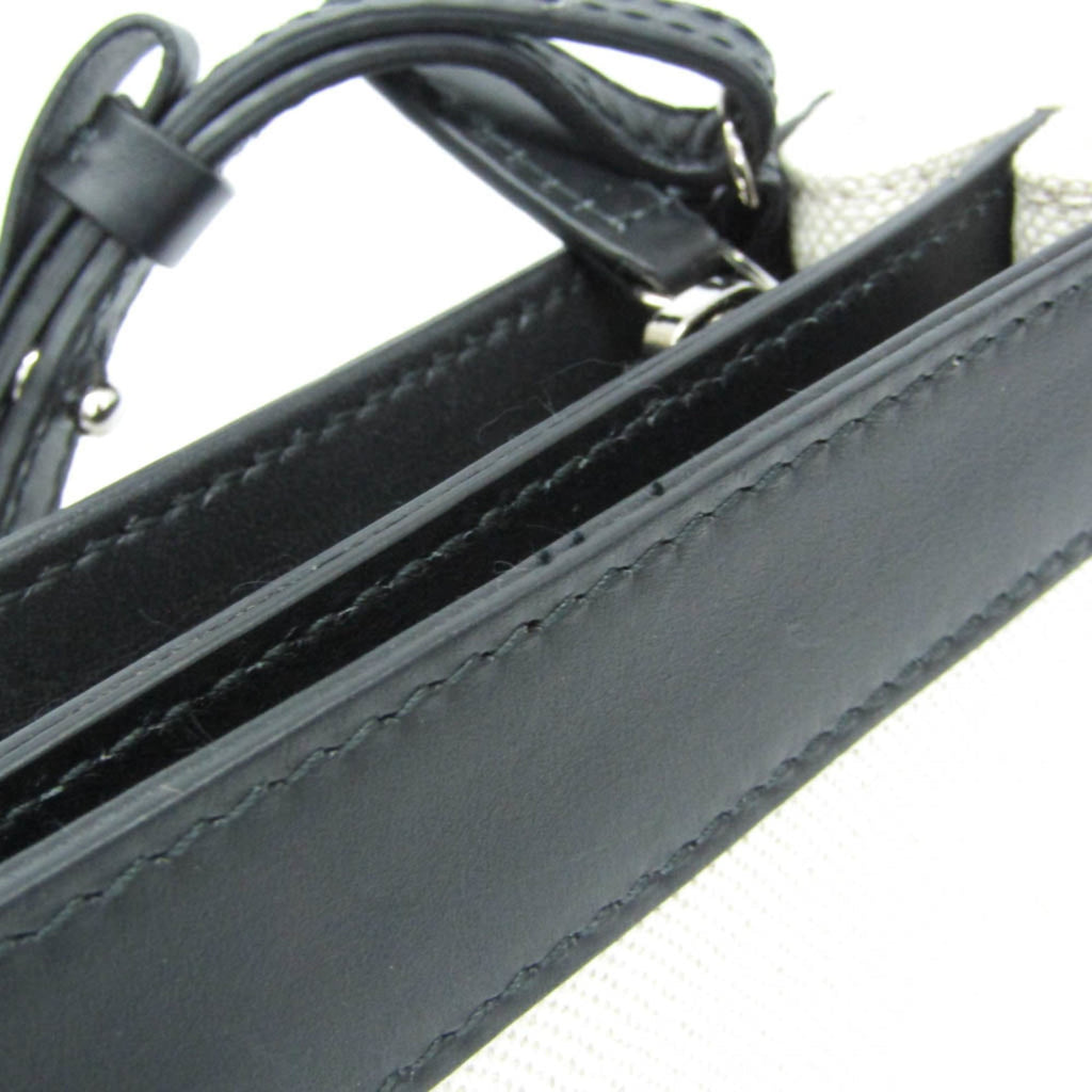 Balenciaga Navy Pochette · Canvas & Leather
