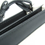 Balenciaga Navy Pochette · Canvas & Leather