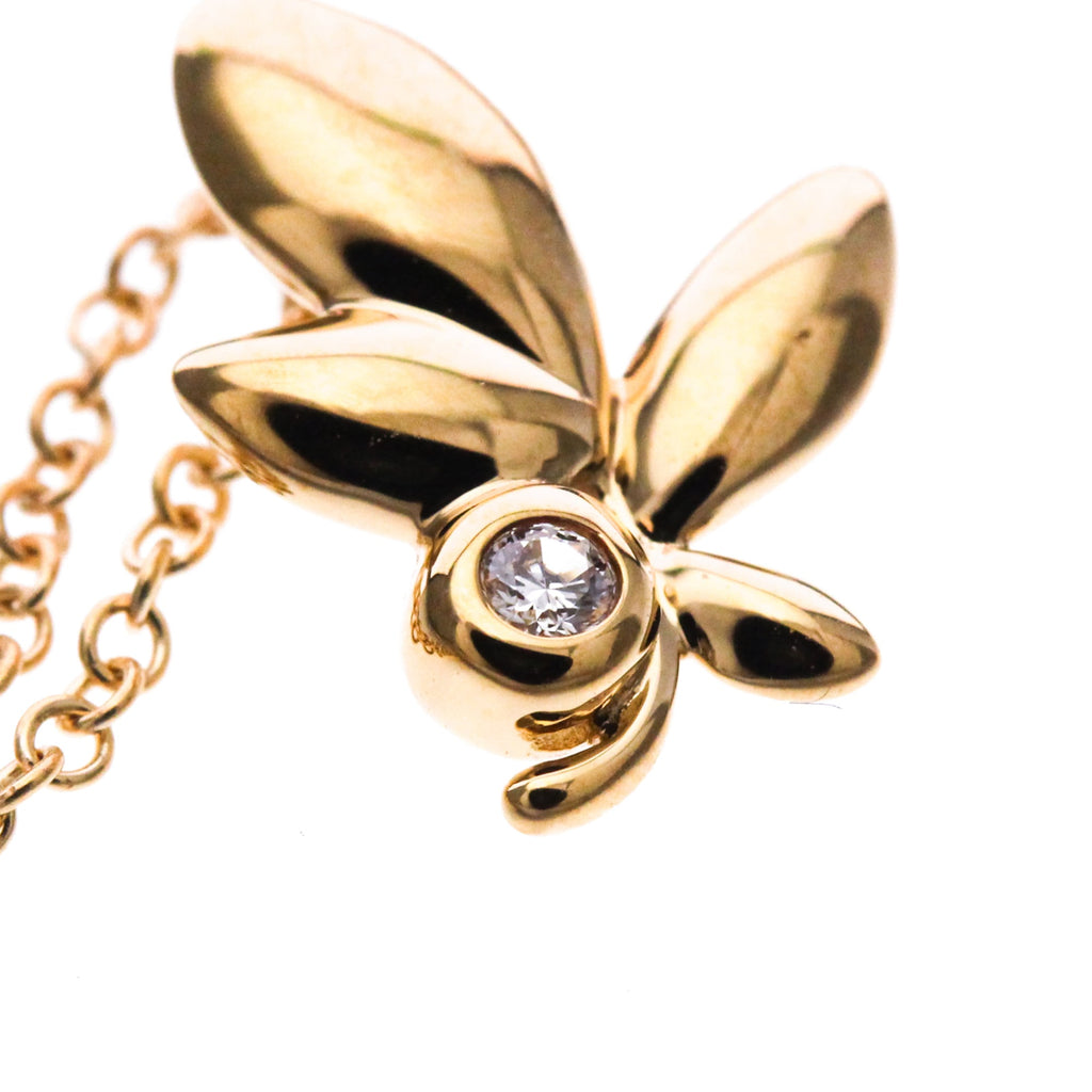 Tiffany Olive Leaf · Diamond · Rose Gold