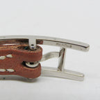 Hermès Api · Leather & Metal Bangle