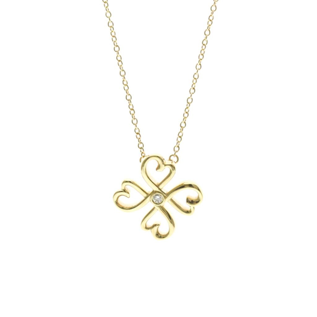 Tiffany Loving Heart Clover · 18K Yellow Gold