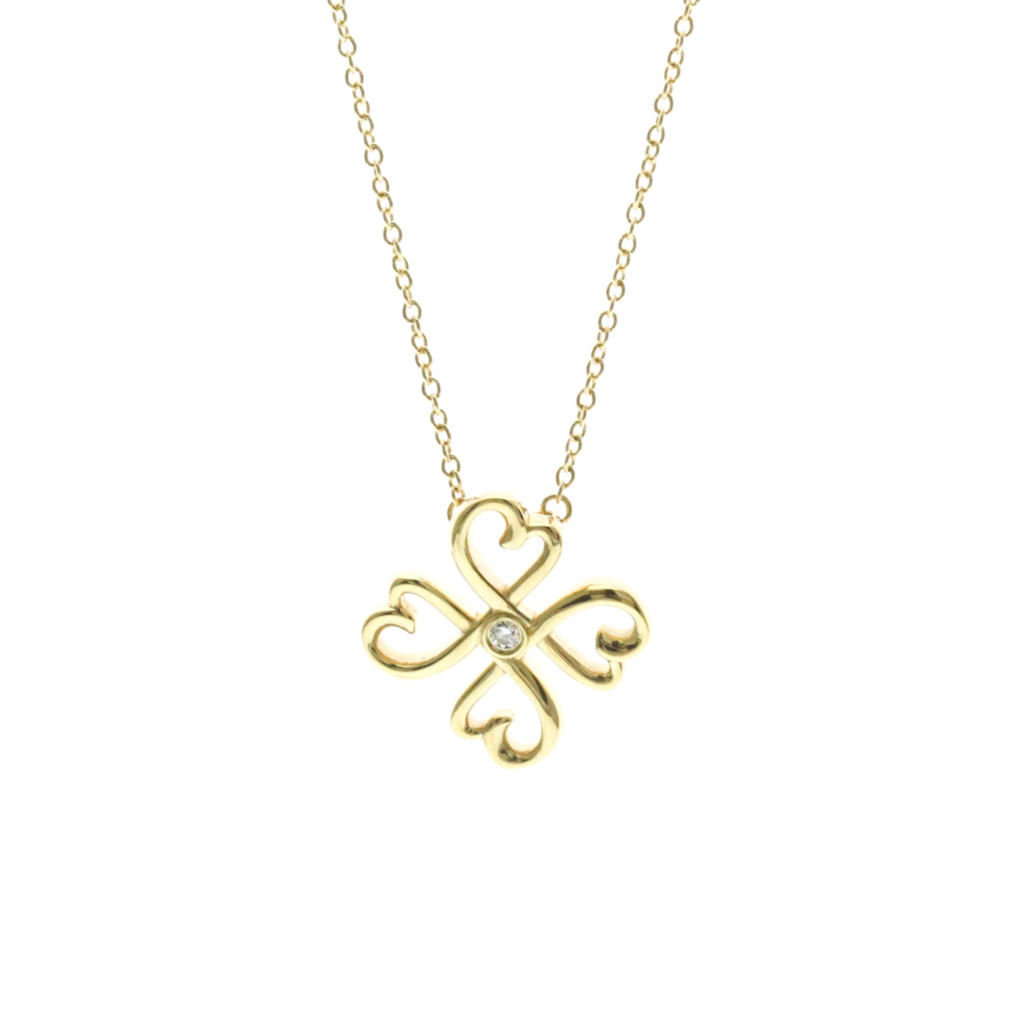 Tiffany Loving Heart Clover · 18K Yellow Gold