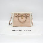 Michael Kors Hamilton · Leather & Fur Satchel