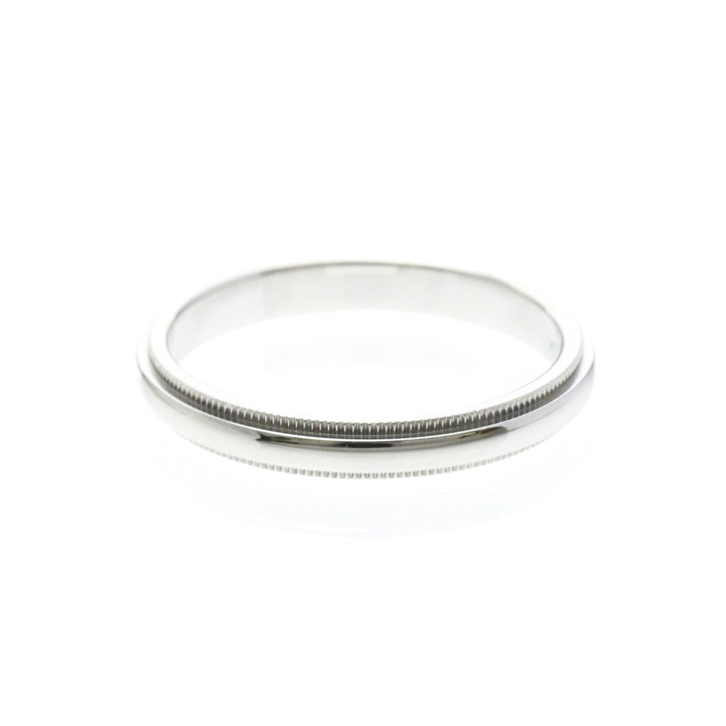 Tiffany Milgrain · Platinum
