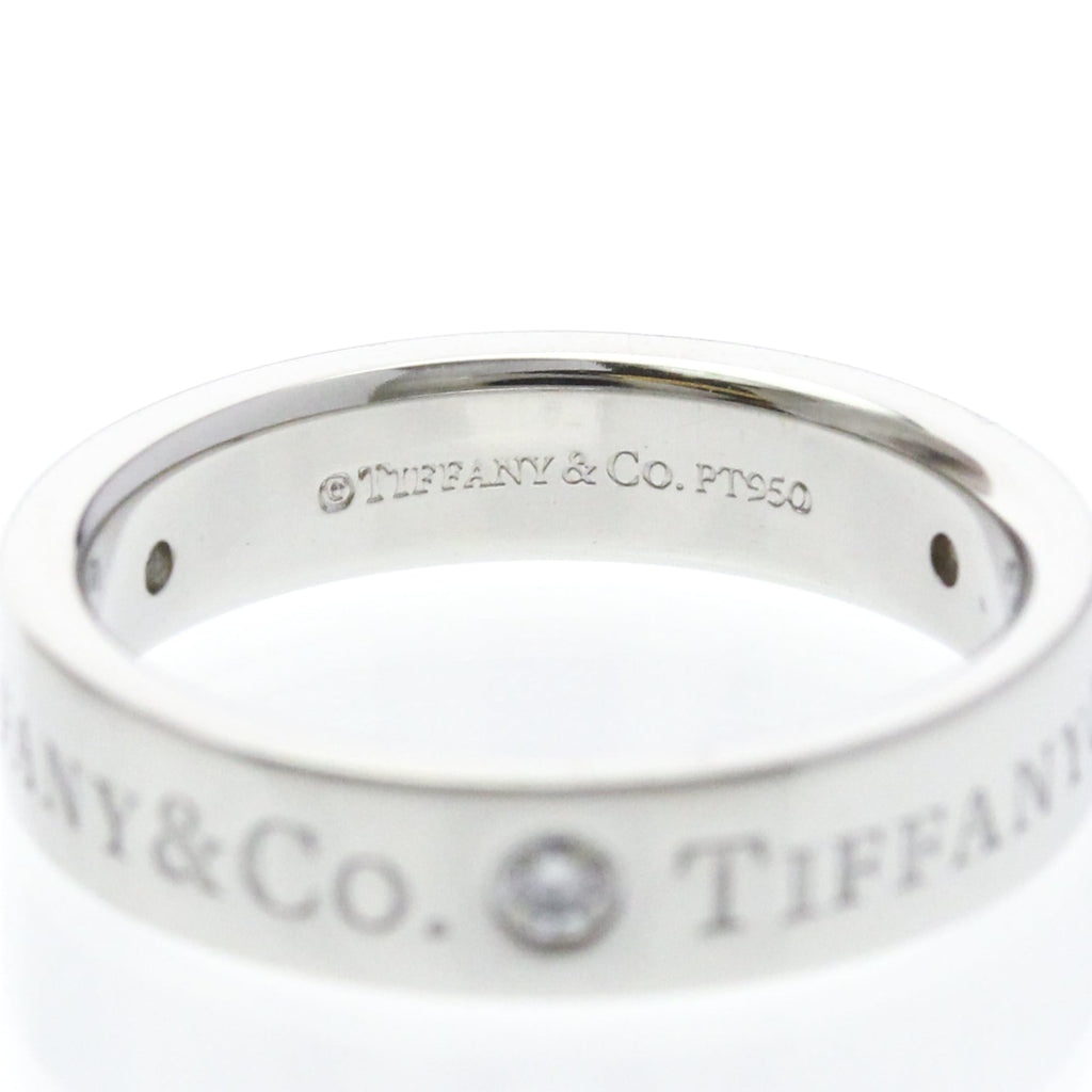 Tiffany Platinum Band · Three Diamonds