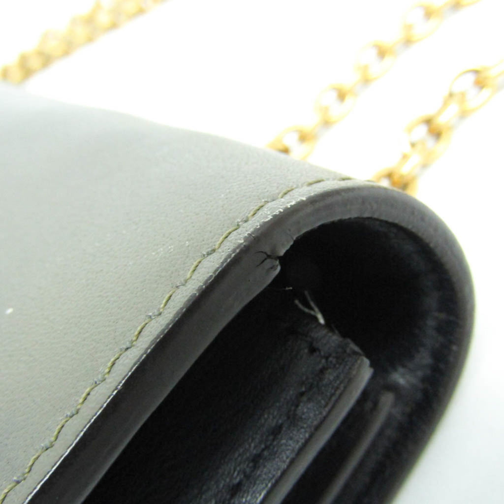 Celine Chain Flap · Tricolor Leather
