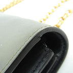 Celine Chain Flap · Tricolor Leather