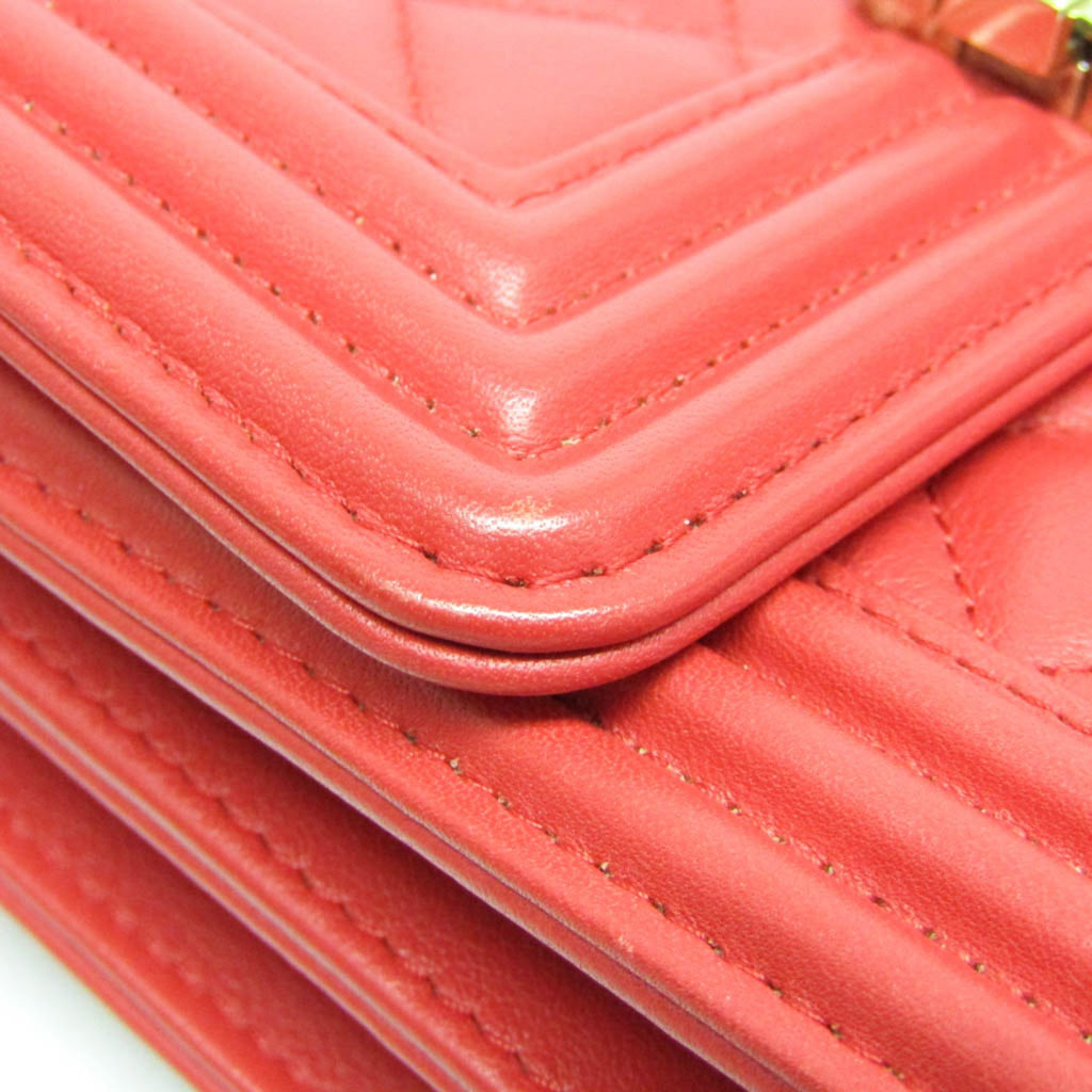 Chanel Boy · Lamb Leather