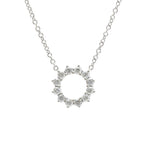 Tiffany Open Circle Mini · Platinum · Diamond