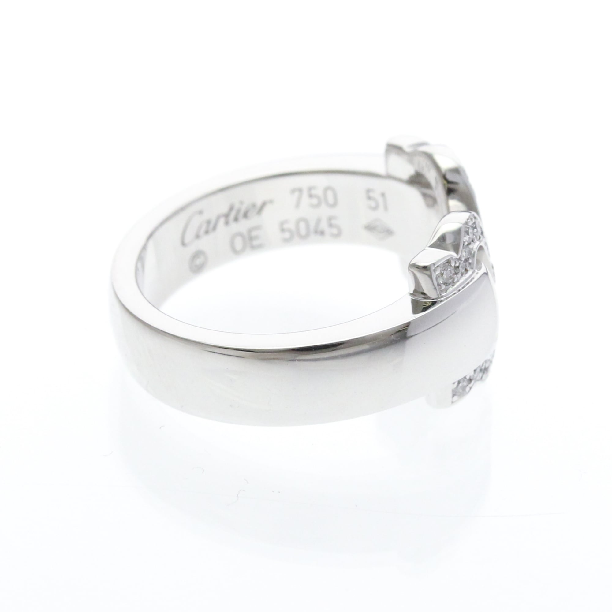 Cartier 2C Boucle Diamond · 18K White Gold