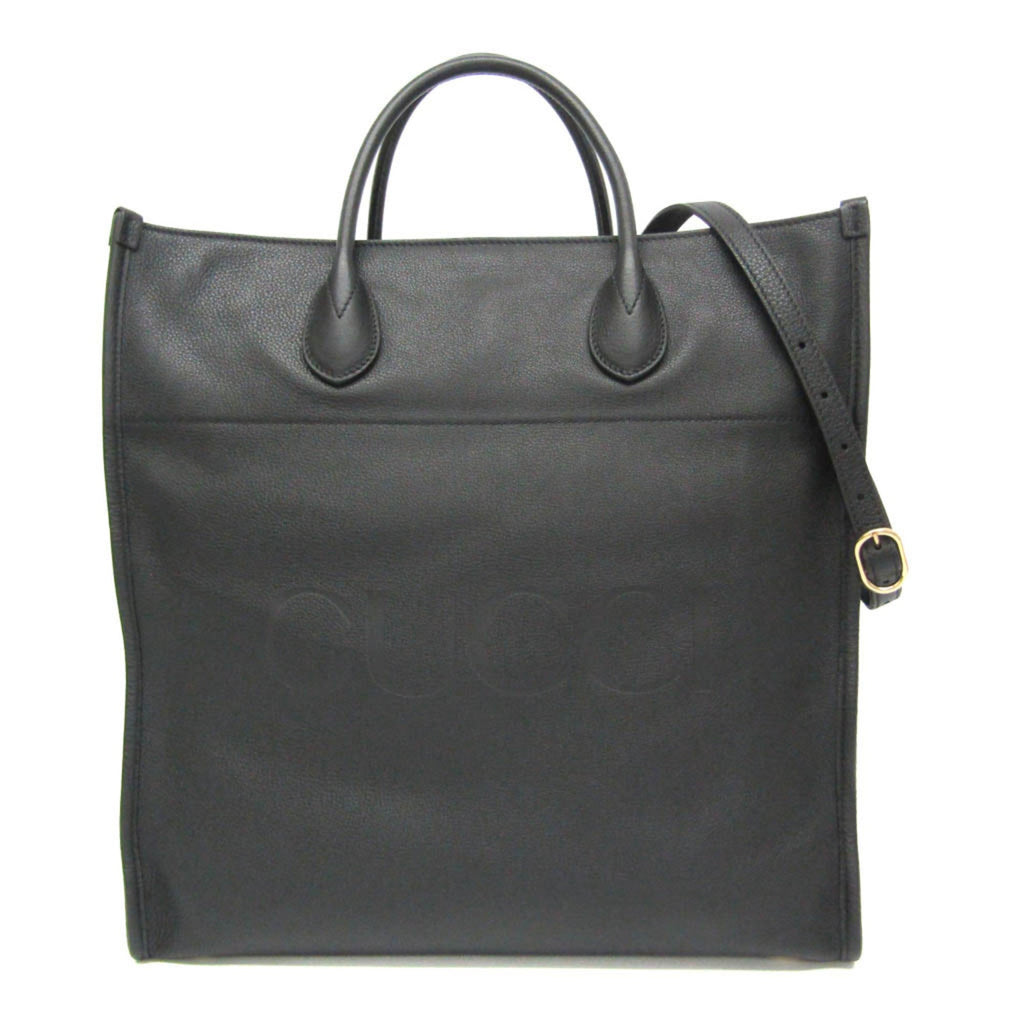 Gucci Logo Medium Tote · Leather