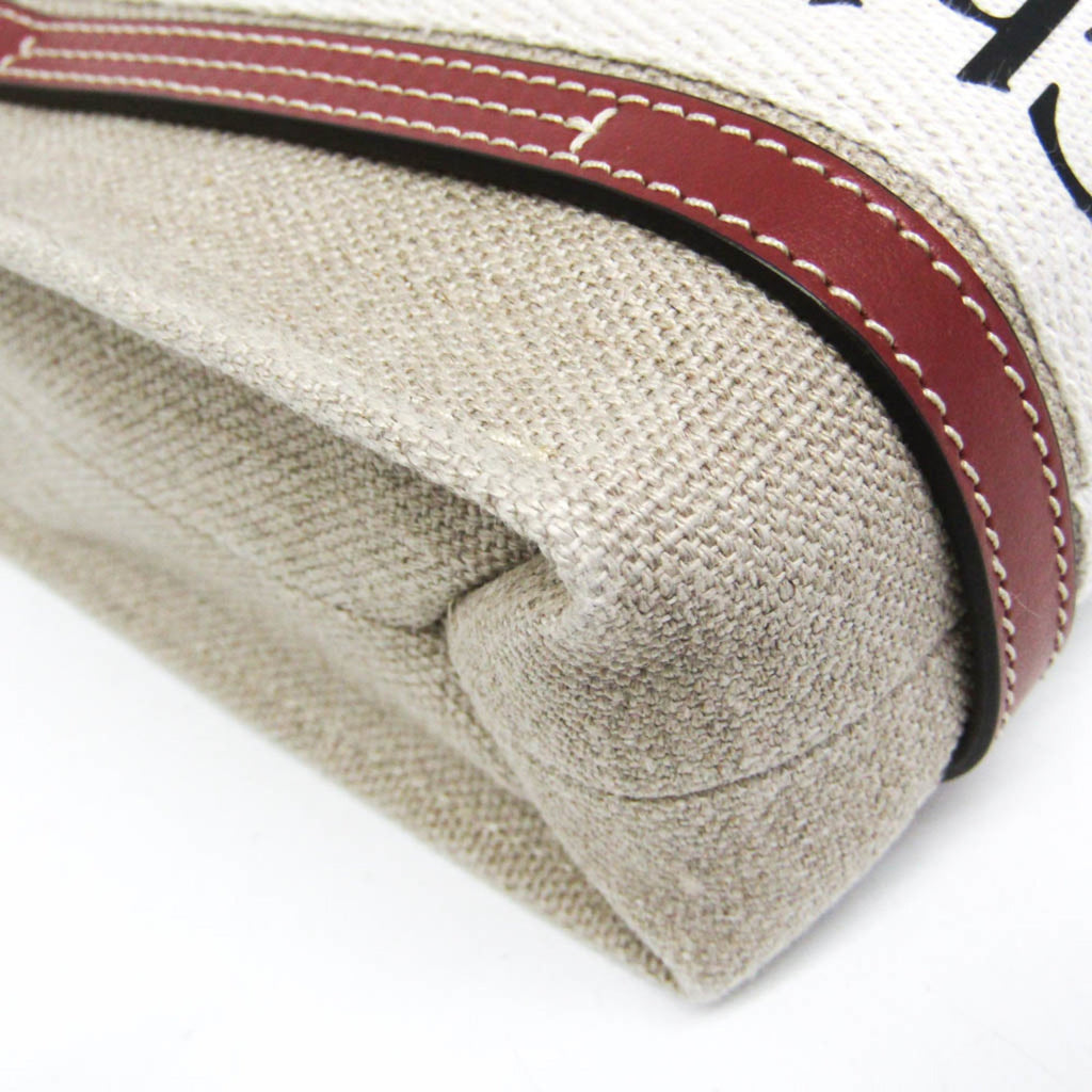 Chloé Woody Mini · Linen & Leather