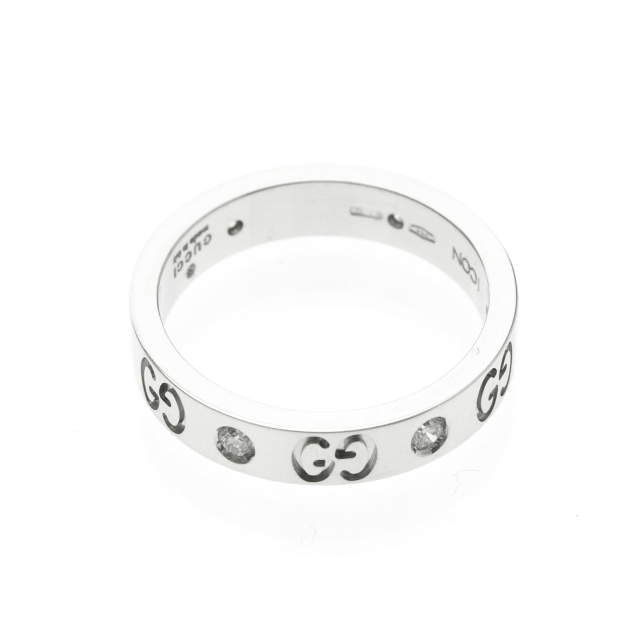 Gucci Icon · Diamond · 18K White Gold