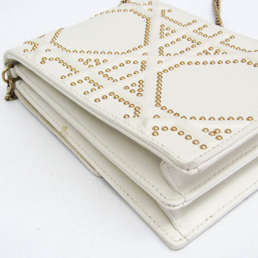Christian Dior Diorama · Studded Leather