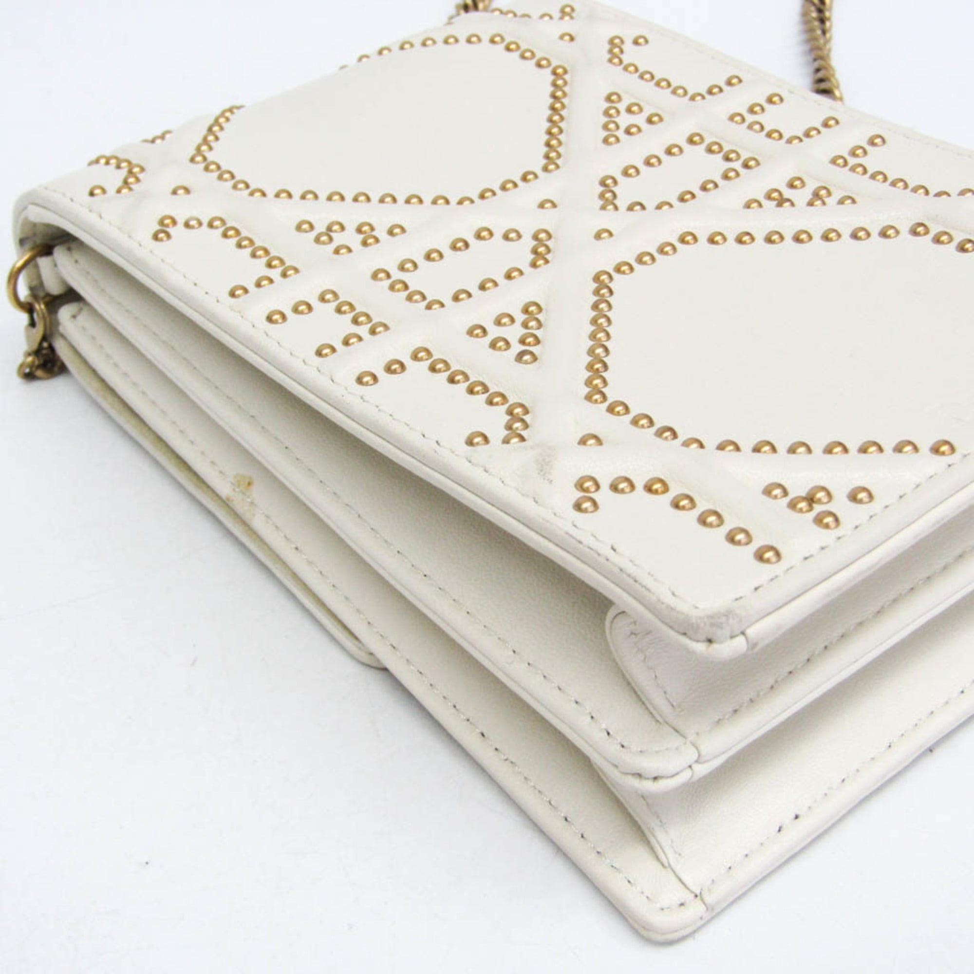 Christian Dior Diorama · Studded Leather