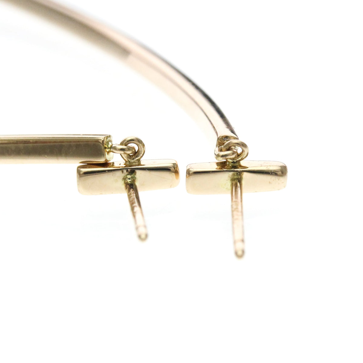Tiffany T Wire · Drop Earrings · Rose Gold