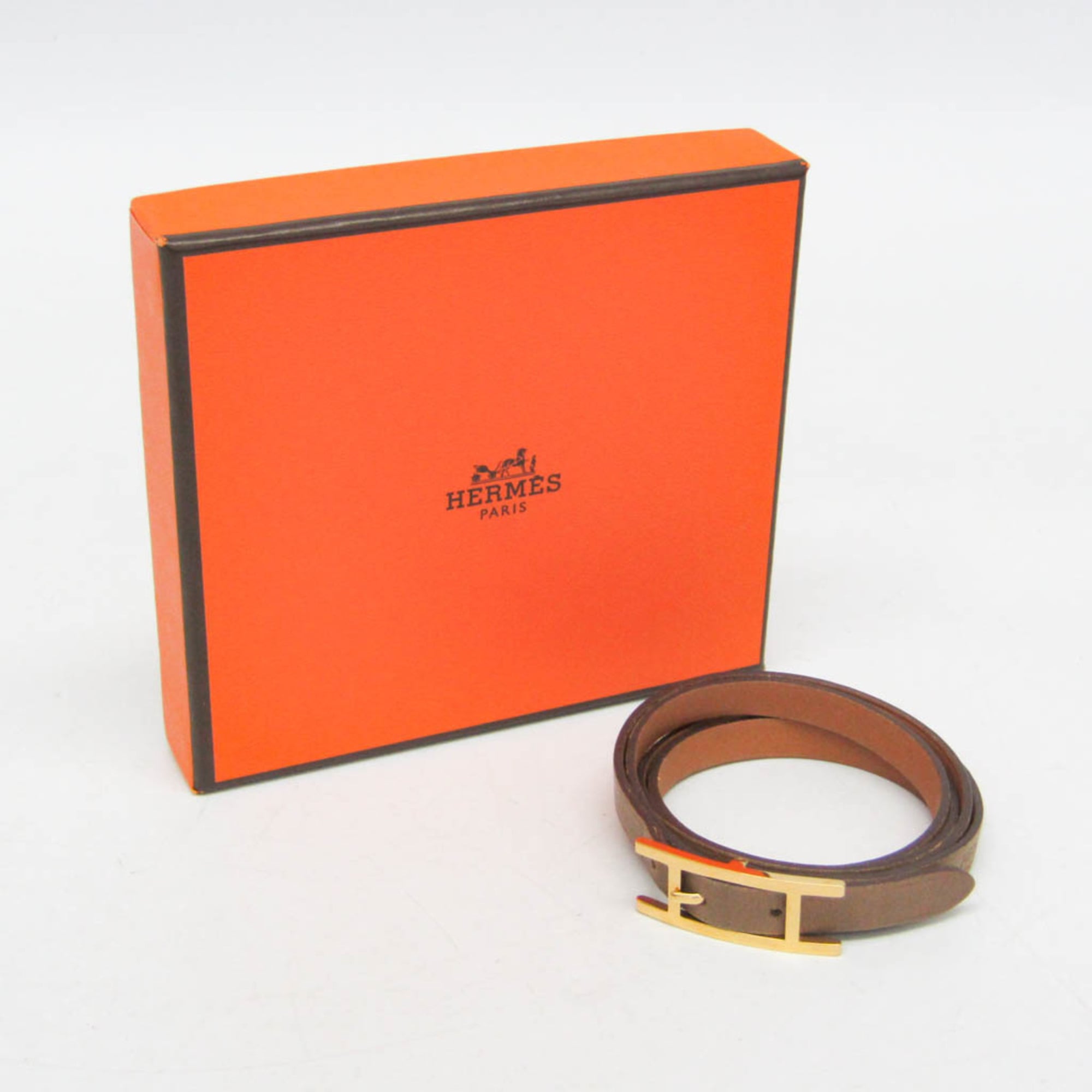 Hermès Hapi · Choker Bangle · Leather